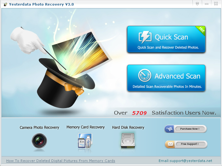 Install Olympus Photo Recovery Software